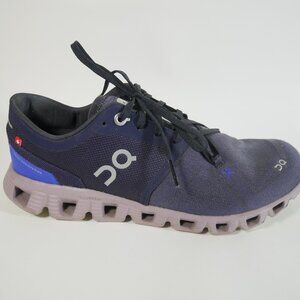 Sz 8 Womens On Cloud X 3 Sneakers ~ Midnight Heron